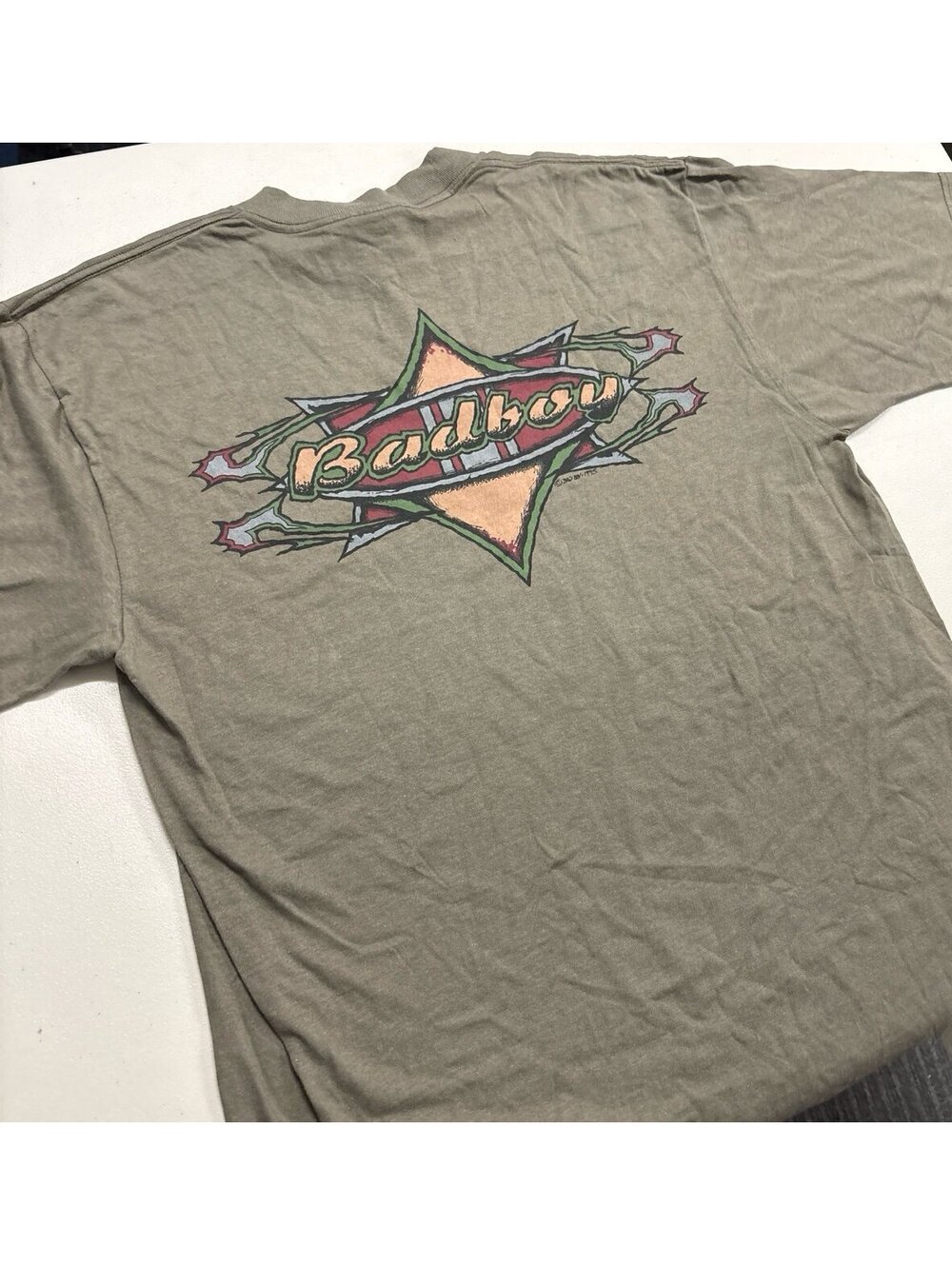 Vintage 1995 Bad Boy Club Double Sided T-Shirt Large Made in USA NWT Deadstock